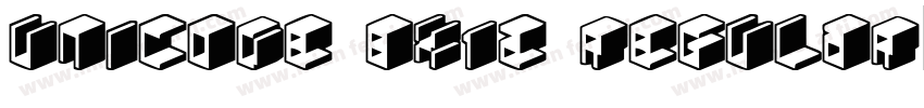 Unicode 8x12 Regular字体转换